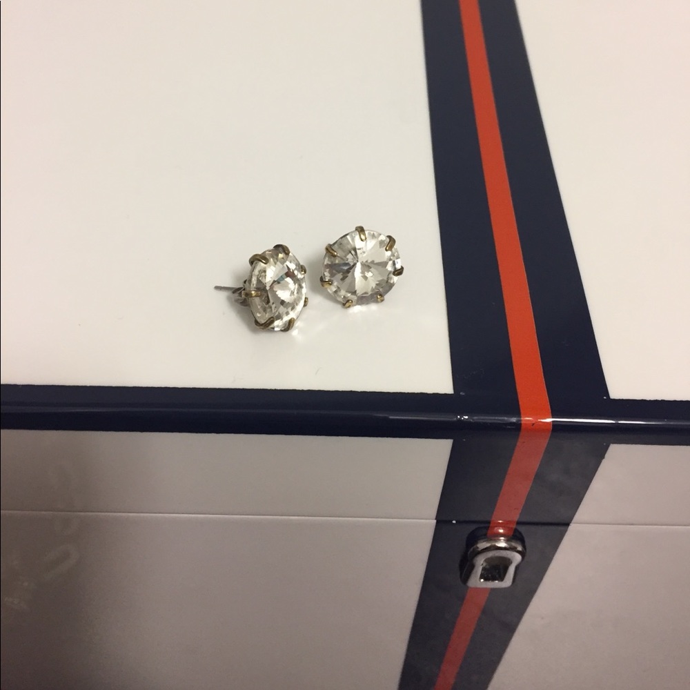 J Crew “Diamond” Stud Earrings